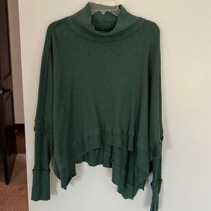 Free People long sleeve green shirt. Size small. Perfect condition.